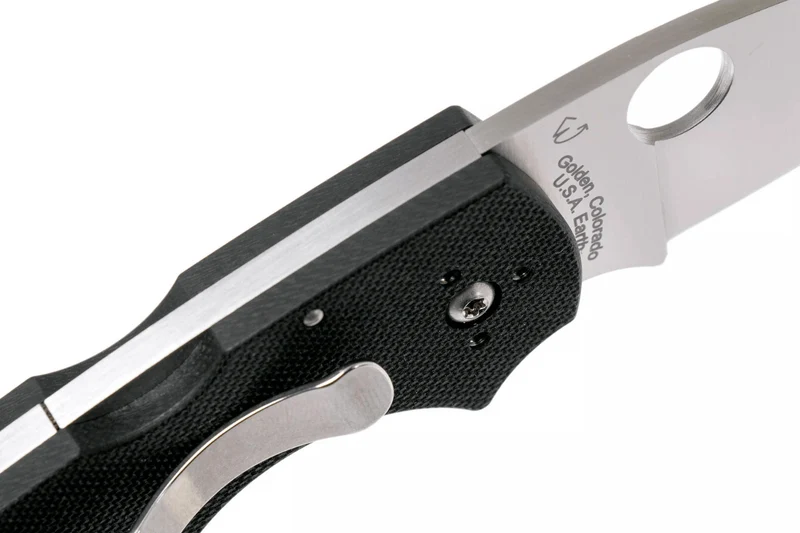 Couteau pliant Spyderco Lil'Native C230MBGP manche en G10 noir 8,9cm