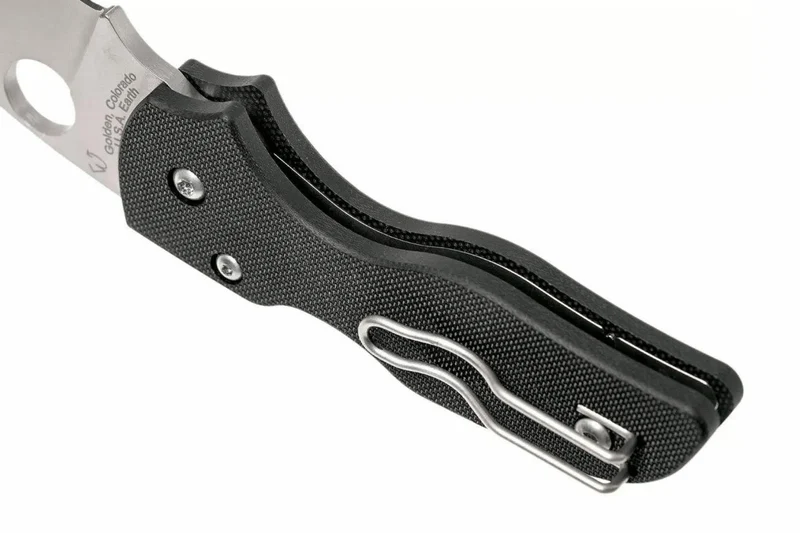 Couteau pliant Spyderco Lil'Native C230GP lame lisse manche en G10 8,9cm