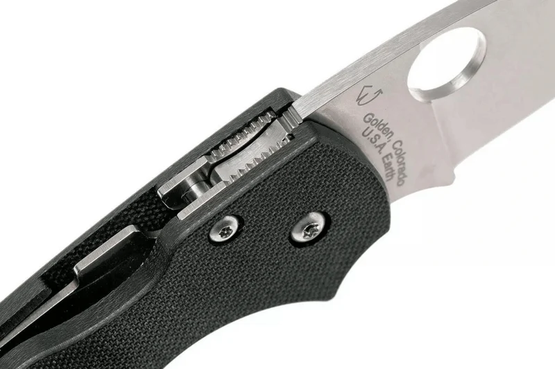 Couteau pliant Spyderco Lil'Native C230GP lame lisse manche en G10 8,9cm