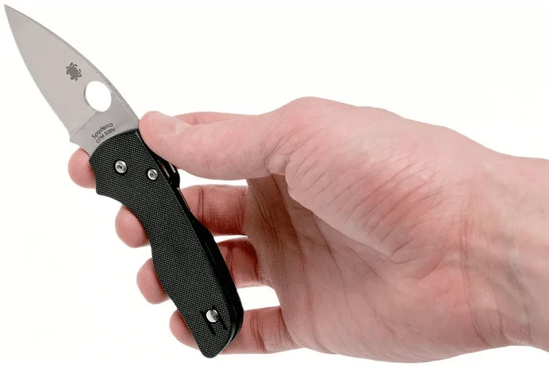 Couteau pliant Spyderco Lil'Native C230GP lame lisse manche en G10 8,9cm
