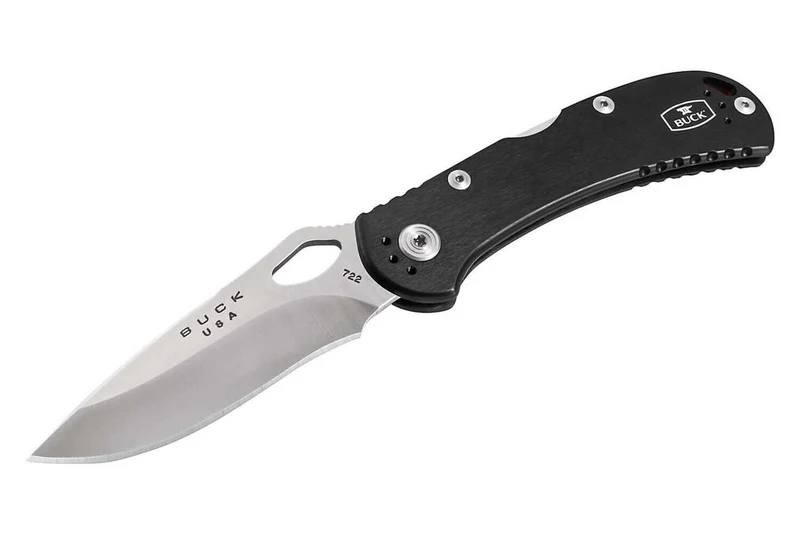 Couteau pliant BUCK SPITFIRE NOIR 0722BKS1 manche alu 11cm