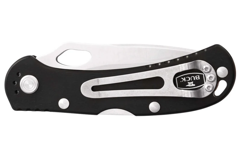 Couteau pliant BUCK SPITFIRE NOIR 0722BKS1 manche alu 11cm