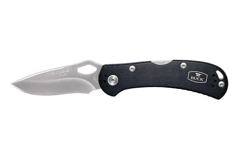 Couteau pliant BUCK SPITFIRE NOIR 0722BKS1 manche alu 11cm