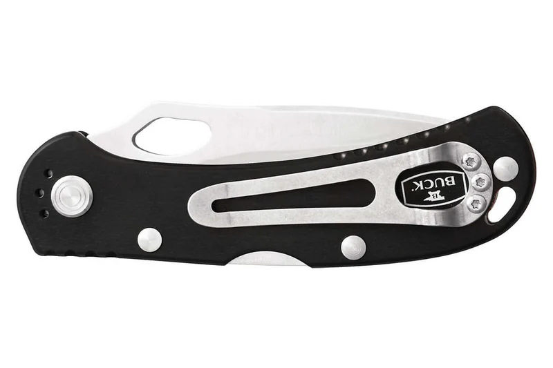 Couteau pliant BUCK SPITFIRE NOIR 0722BKS1 manche alu 11cm