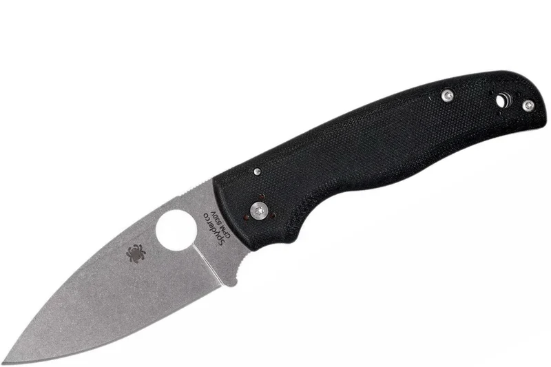 Couteau pliant Spyderco Shaman C229GP manche en G10 noir 11,9cm