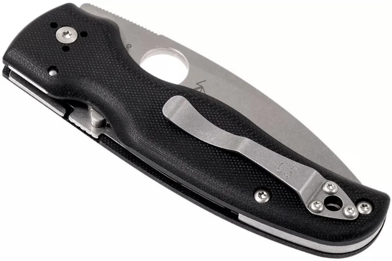 Couteau pliant Spyderco Shaman C229GP manche en G10 noir 11,9cm