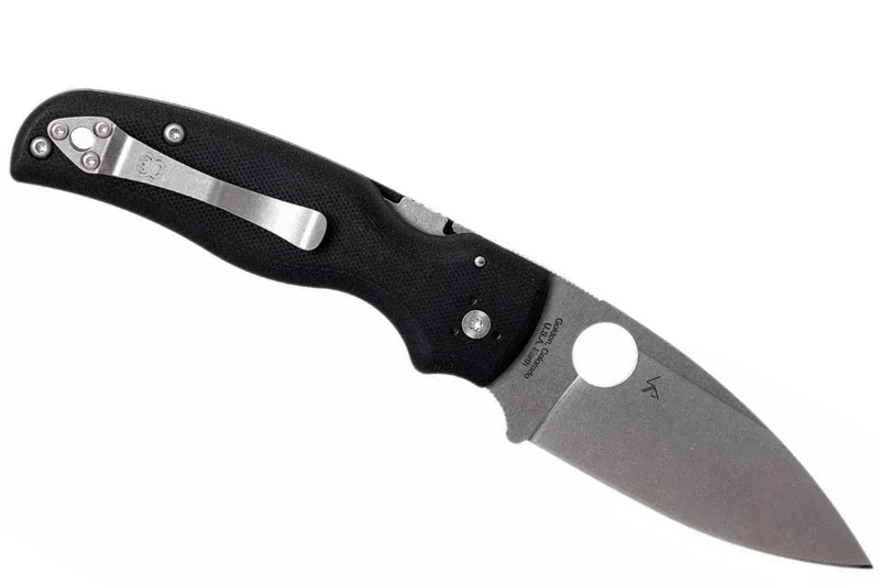 Couteau pliant Spyderco Shaman C229GP manche en G10 noir 11,9cm