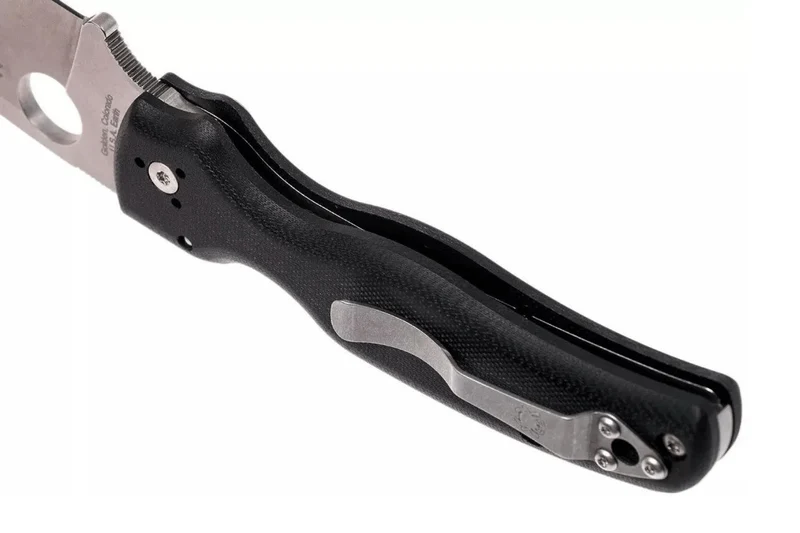Couteau pliant Spyderco Shaman C229GP manche en G10 noir 11,9cm