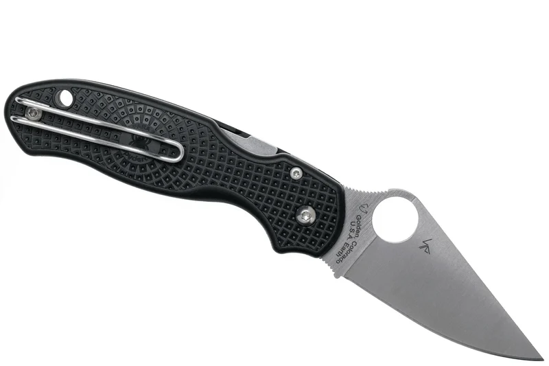 Couteau pliant Spyderco Para 3 C223PBK manche en nylon/fibre de verre noir 10,9cm