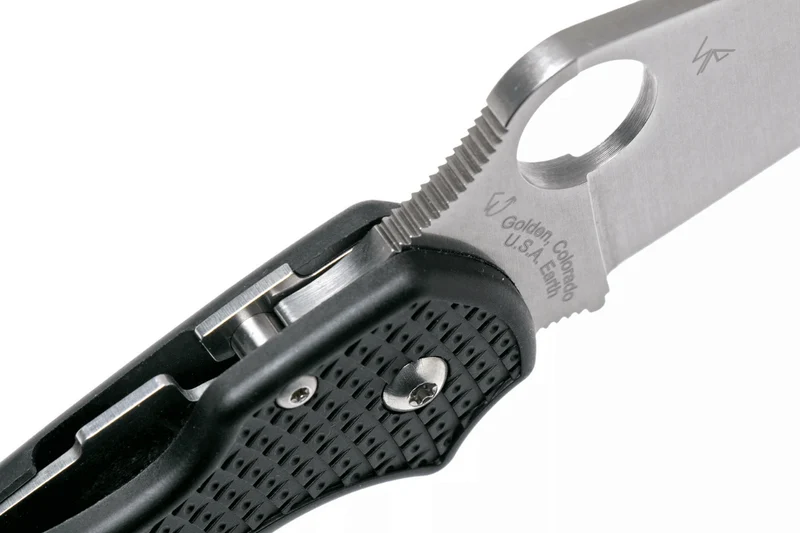 Couteau pliant Spyderco Para 3 C223PBK manche en nylon/fibre de verre noir 10,9cm