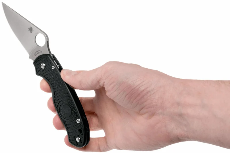 Couteau pliant Spyderco Para 3 C223PBK manche en nylon/fibre de verre noir 10,9cm
