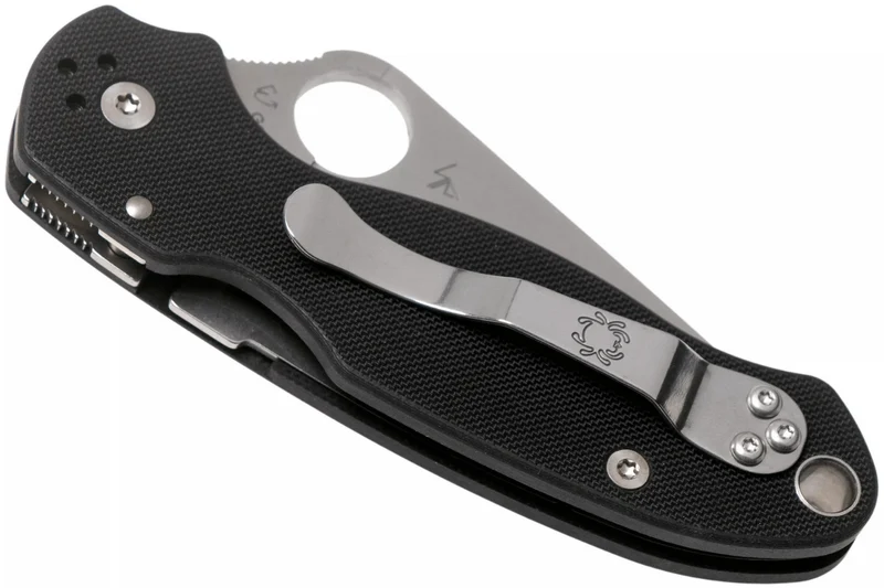 Couteau pliant Spyderco Para 3 C223GP manche en G10 noir 10,9cm