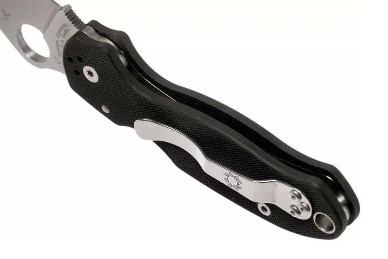Couteau pliant Spyderco Para 3 C223GP manche en G10 noir 10,9cm
