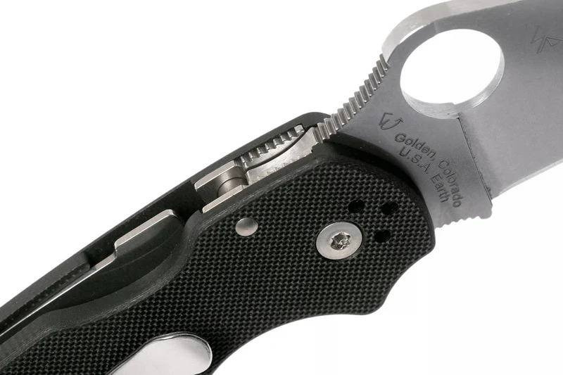 Couteau pliant Spyderco Para 3 C223GP manche en G10 noir 10,9cm