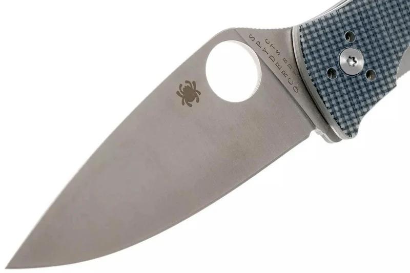 Couteau pliant Spyderco Polestar C220GPGY manche en G10 gris 11,5cm