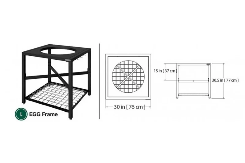 Table modulaire pour barbecue Big Green Egg Large