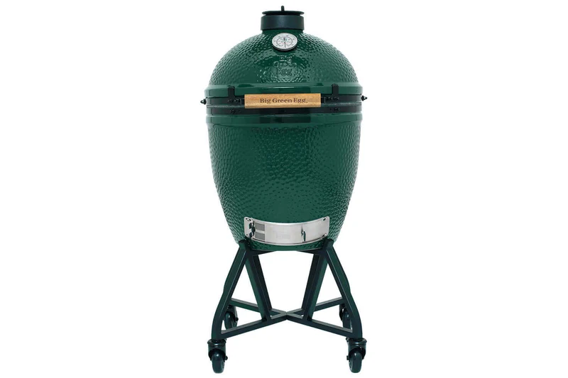 Chariot à roulettes avec poignée intégrée pour barbecue Big Green Egg Large