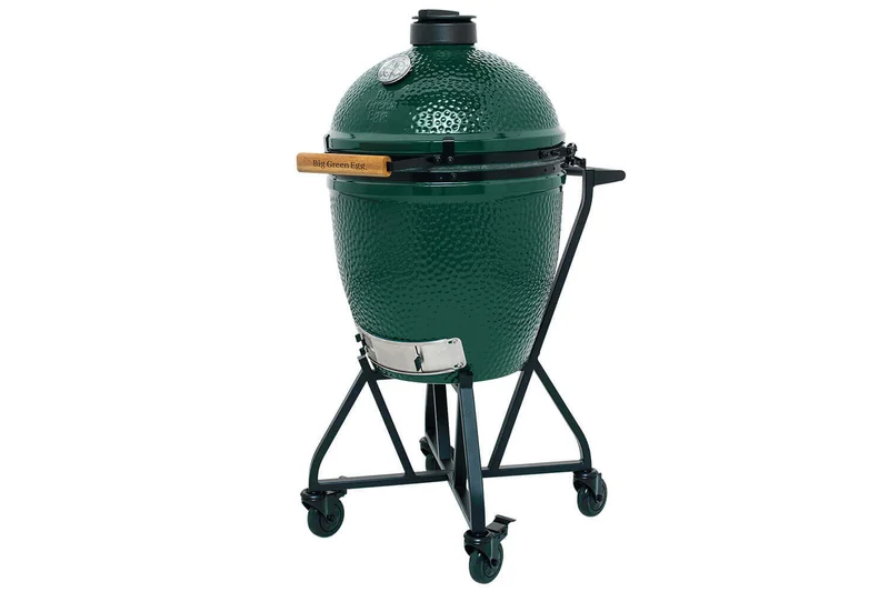 Chariot à roulettes avec poignée intégrée pour barbecue Big Green Egg Large