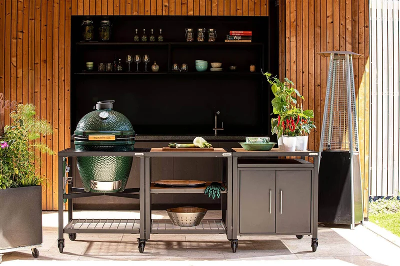 Barbecue Big Green Egg Large multifonctions en céramique de qualité supérieure