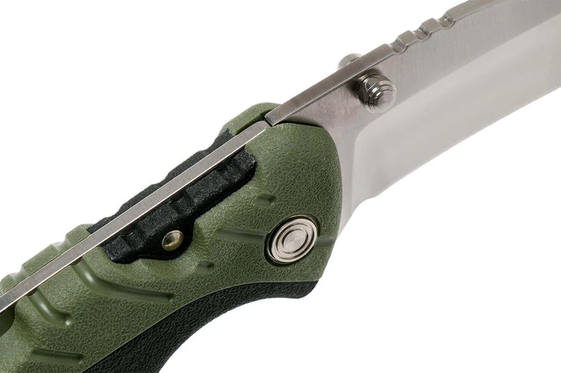 Couteau pliant BUCK PURSUIT LARGE GUTHOOK 0660GRG manche nylon/fibres de verre 12,6cm + Étui
