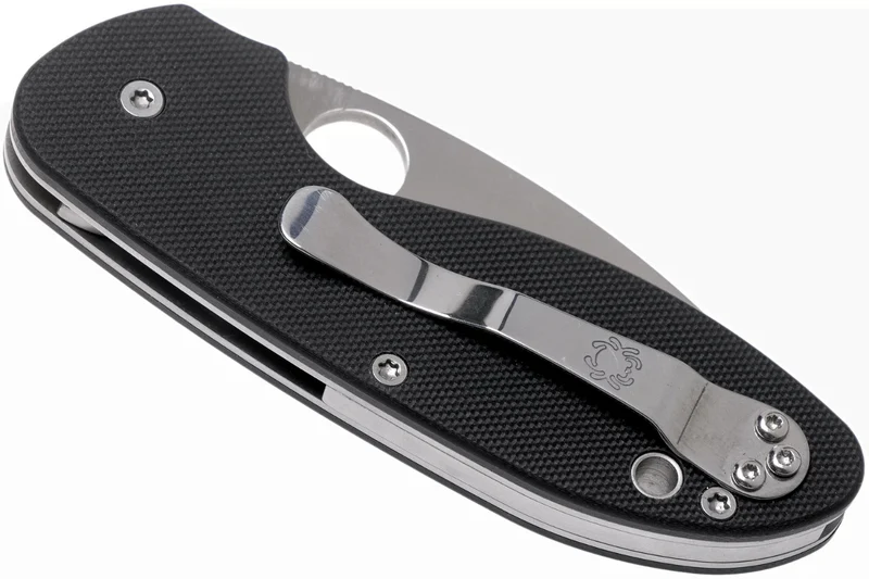 Couteau pliant Spyderco Efficient C216GP manche en G10 noir 10,4cm