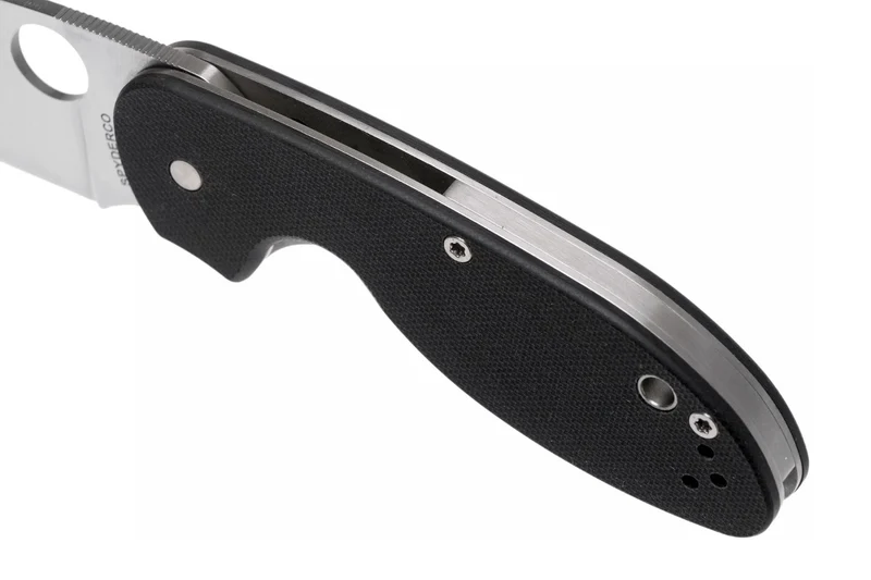 Couteau pliant Spyderco Efficient C216GP manche en G10 noir 10,4cm