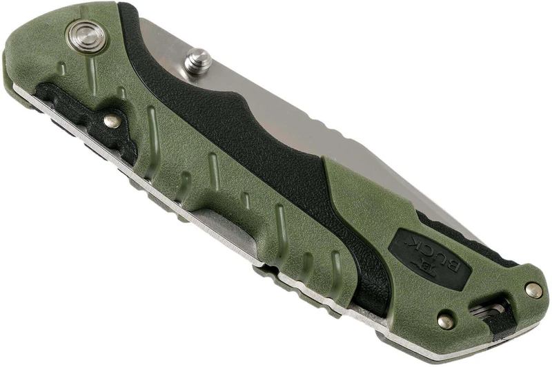 Couteau pliant BUCK PURSUIT LARGE 0659GRS manche nylon / fibres de verre 12,7cm + Étui