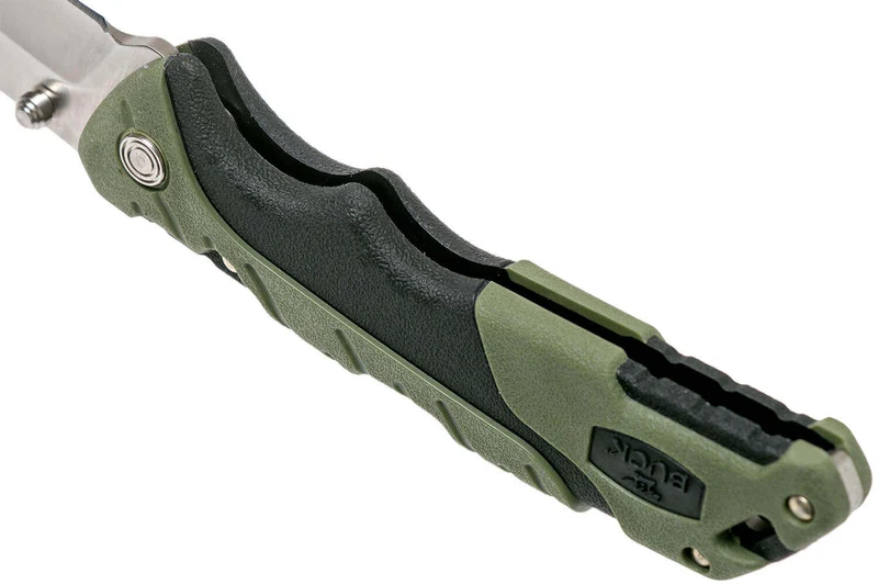 Couteau pliant BUCK PURSUIT LARGE 0659GRS manche nylon / fibres de verre 12,7cm + Étui