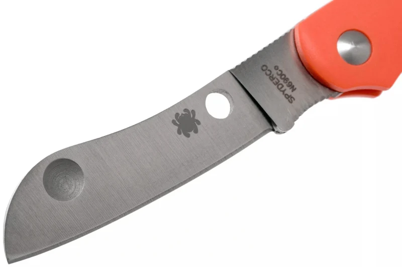 Couteau pliant Spyderco Roadie C189POR manche en nylon/fibre de verre orange 7,6cm