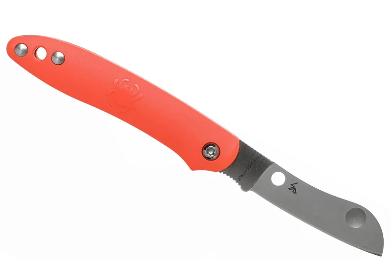 Couteau pliant Spyderco Roadie C189POR manche en nylon/fibre de verre orange 7,6cm