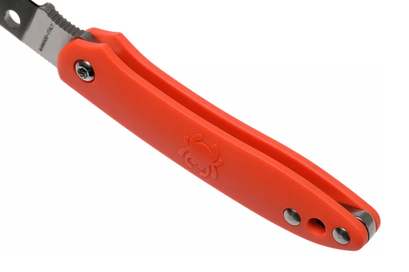 Couteau pliant Spyderco Roadie C189POR manche en nylon/fibre de verre orange 7,6cm