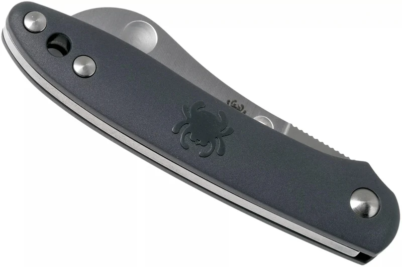 Couteau pliant Spyderco Roadie C189PGY manche en nylon/fibre de verre gris 7,6cm