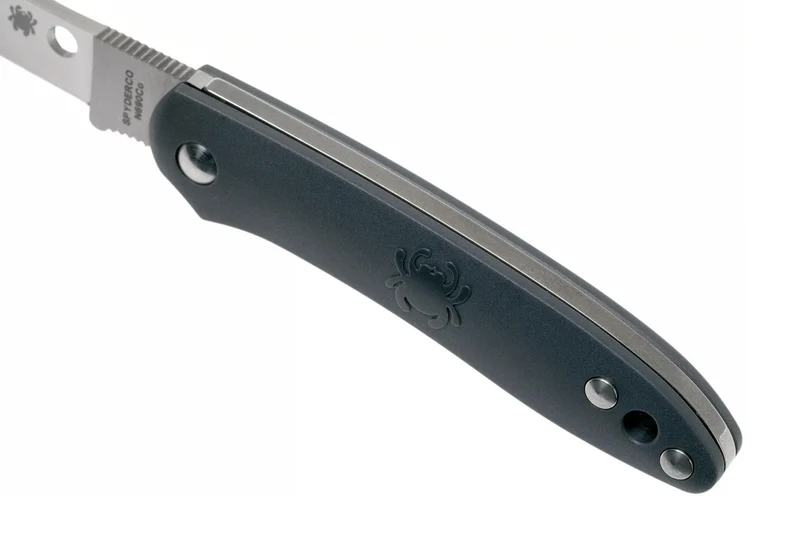 Couteau pliant Spyderco Roadie C189PGY manche en nylon/fibre de verre gris 7,6cm