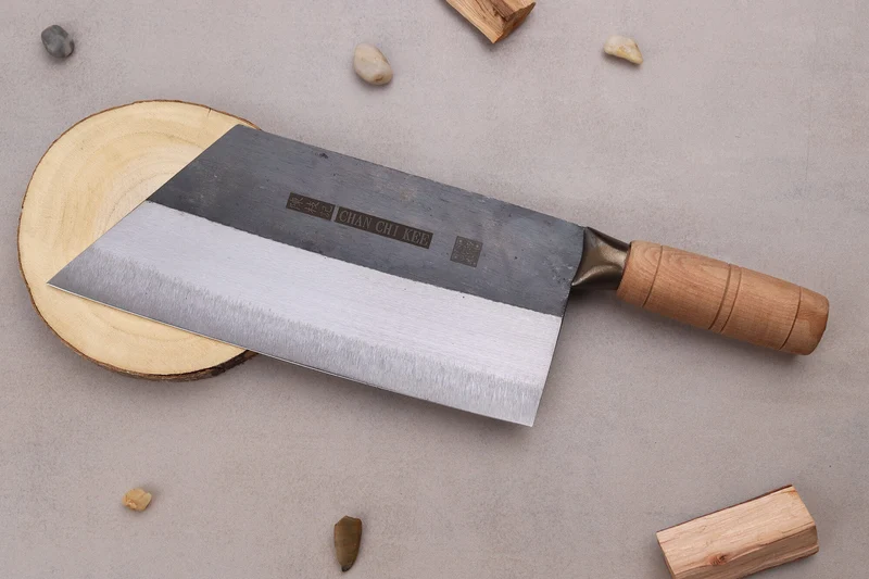 Couteau bunka CCK Kurouchi 20cm en acier au carbone et manche en bois