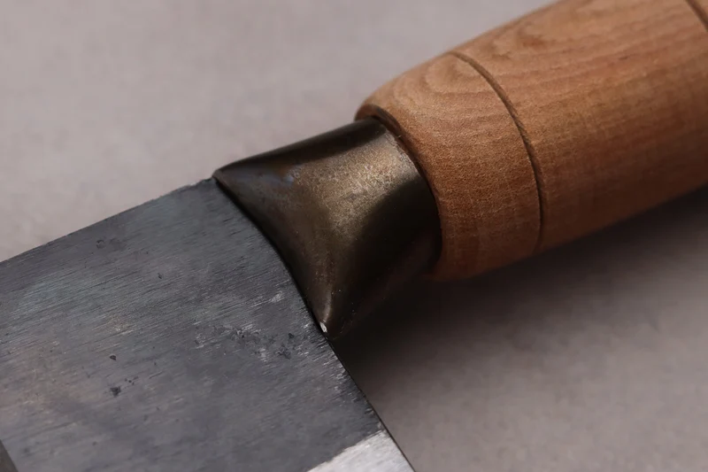 Couteau bunka CCK Kurouchi 20cm en acier au carbone et manche en bois