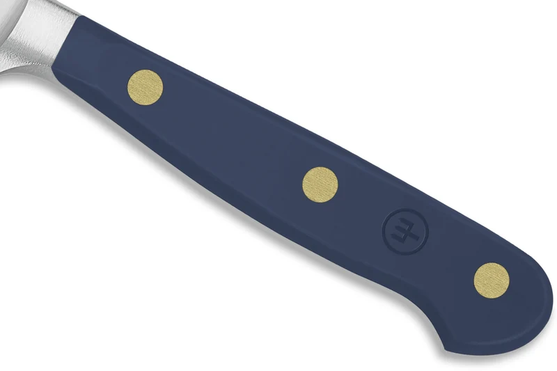 Couteau à saucisson Wusthof Classic Colour Wild Blueberry forgé lame crantée 14cm