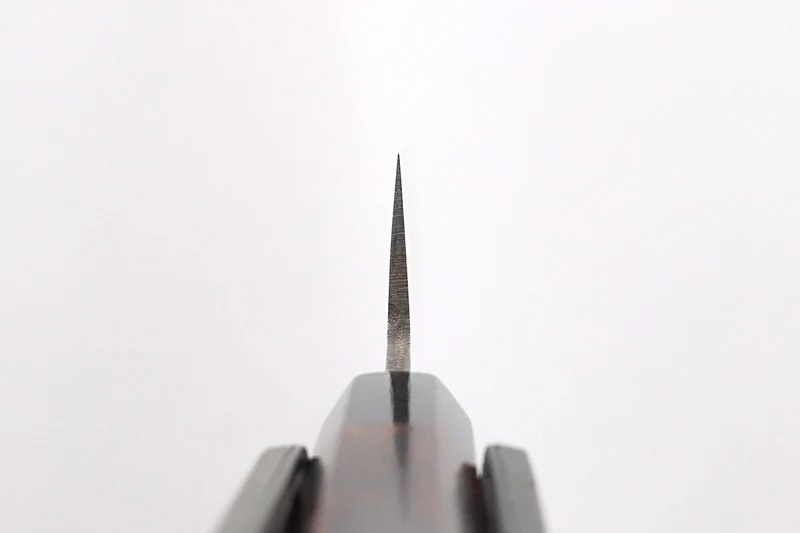 Couteau de chef 21cm japonais artisanal Nakamura Kaishin Ginsan Damas