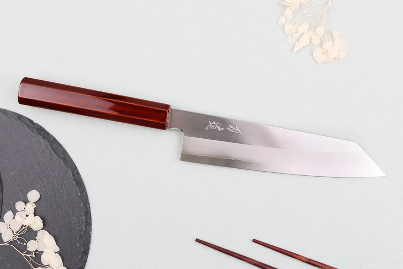 Couteau de chef kiritsuke 21cm japonais artisanal Hado Ginsan Kijiro