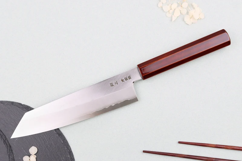 Couteau de chef kiritsuke 21cm japonais artisanal Hado Ginsan Kijiro