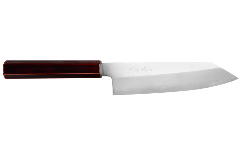Couteau santoku kiritsuke 18cm japonais artisanal Hado Ginsan Kijiro