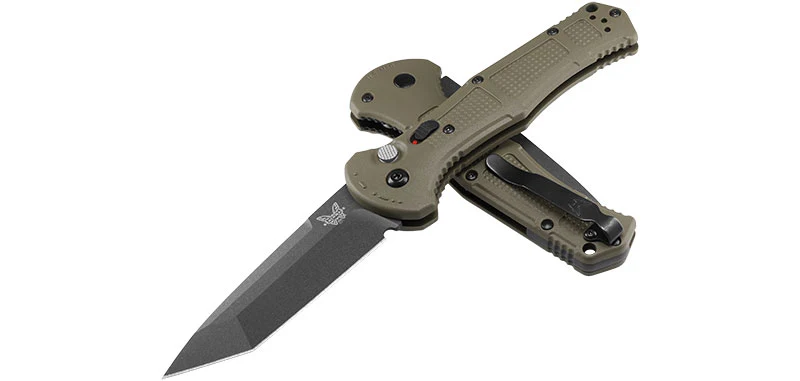 Couteau Automatique Claymore Vert Benchmade