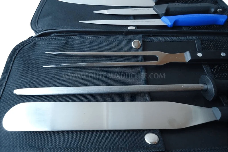 Malette 6 couteaux et accessoires professionnels BARGOIN