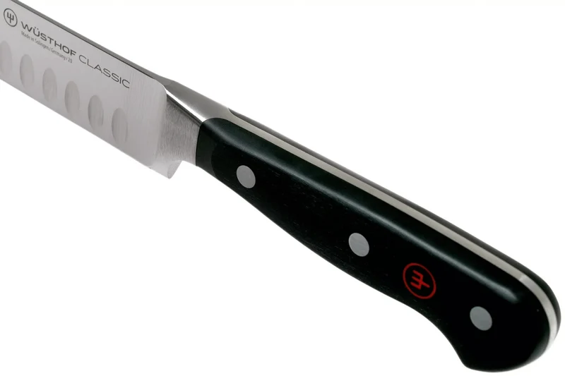 Couteau à jambon Wüsthof Classic forgé lame alvéolée 20cm