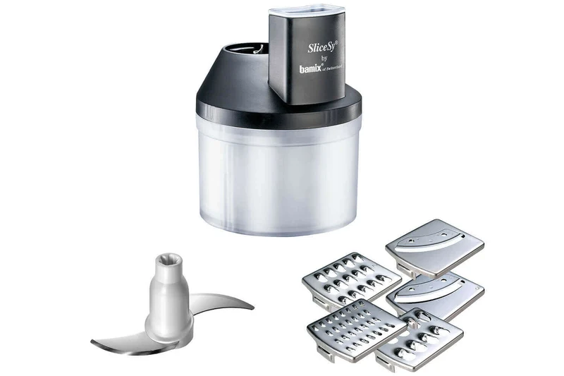 Coffret Bamix SuperBox Noir - Bamix Swissline + SliceSy et accessoires