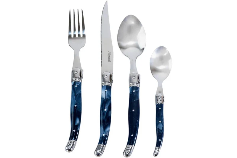 Ménagère Laguiole 24 pièces Gris Marbre Pradel Excellence