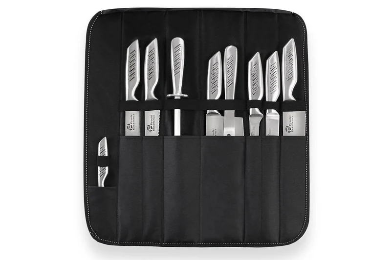Valise de 9 couteaux Pradel Excellence acier tout inox