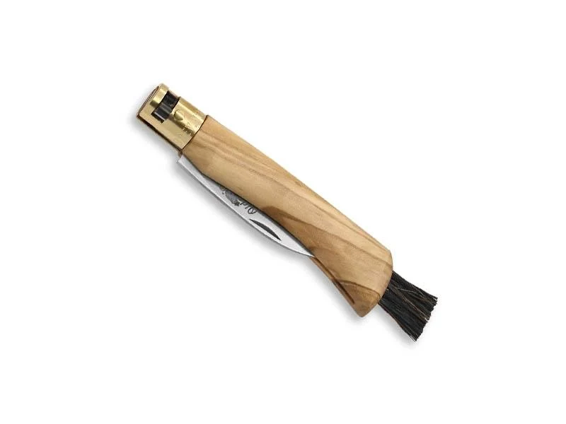 Couteau Champignon Old Bear Olivier Acier Inox