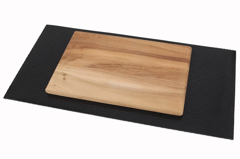 Tapis antidérapant Hasegawa pour planche à découper noir