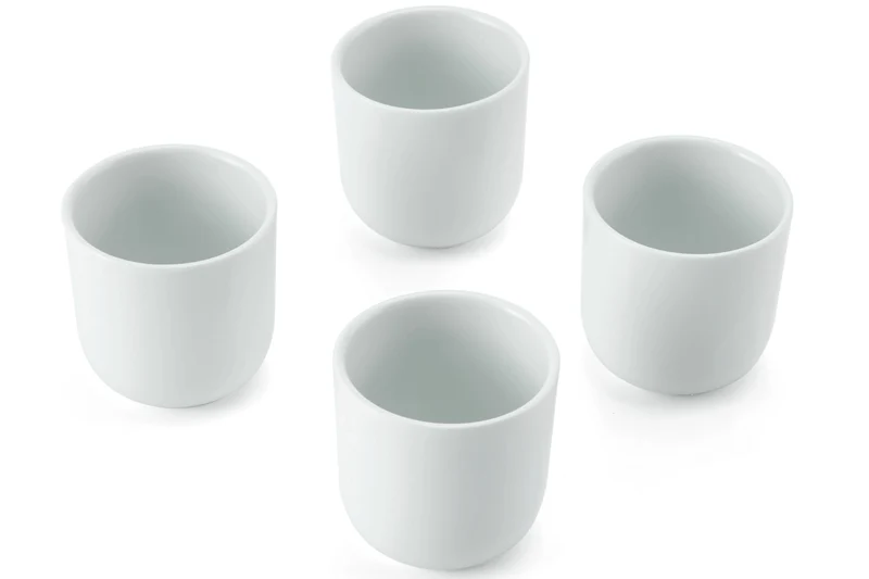 Set de 4 coquetiers Mikasa Chalk en porcelaine blanche