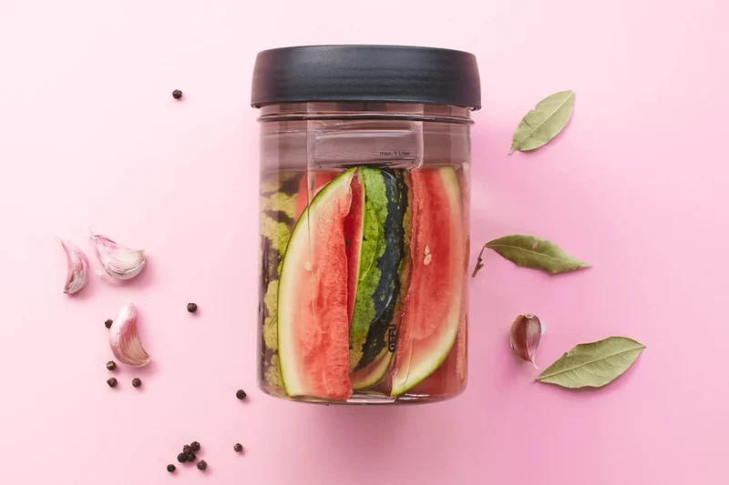 Bocal à fermenter Gefu Nativo 500ml avec poids en verre